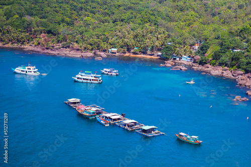 Pineapple island high-angle view