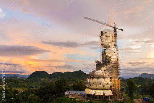 Tourist attractions in the north of Thailand in Chiang Rai Province. photo