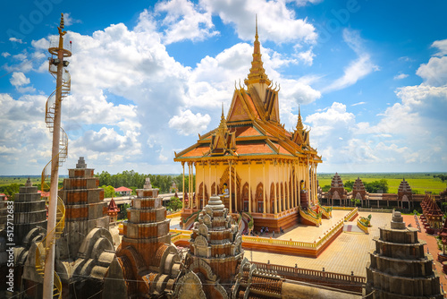 Buddhist Temple In Cambodia © Amyskim