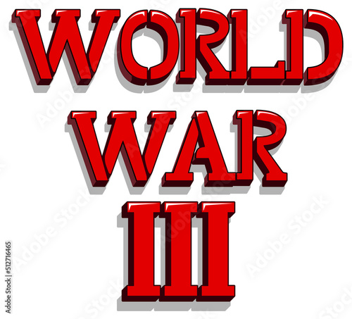 Font design with word world war III