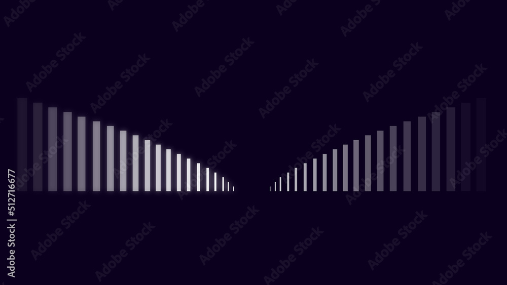 Small rectangles trail growing to big rectangles concept of step by step growth, Concept of discipline, the concept of consistency. Digital blocks growing animation. Small rectangles trail growing to big rectangles concept of step by step growth, Concept of discipline, the concept of consistency. Digital blocks growing animation.