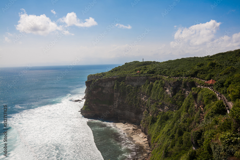Uluwatu, It's a very well known destination among surfing enthusiasts in Bali, Indonesia