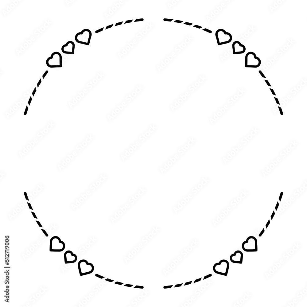 heart circle frame
heart circle frame