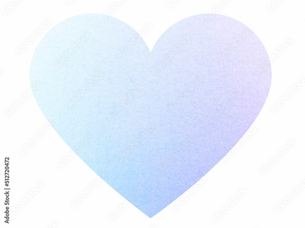 Simple gradation heart icon illustration (with texture)