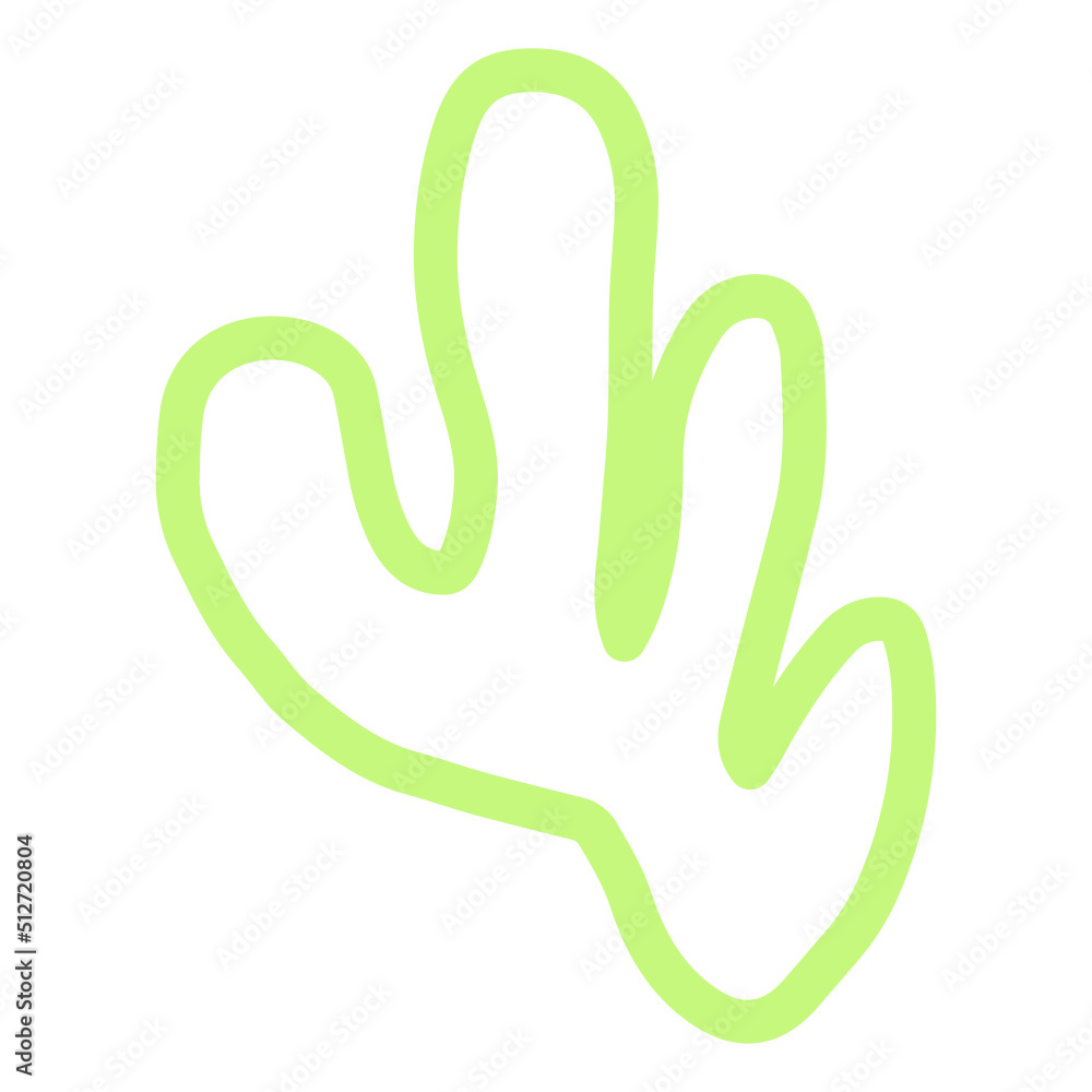 Obraz premium abstract shape outline 