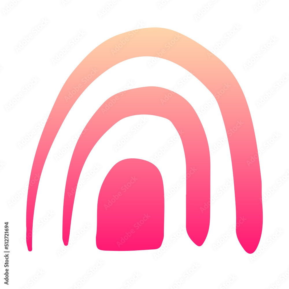 gradient rainbow shape
gradient rainbow shape
