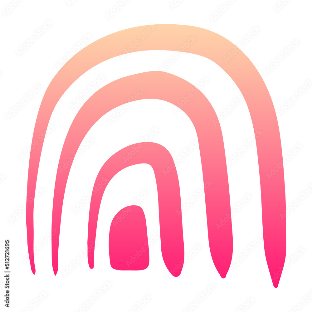 gradient rainbow shape
gradient rainbow shape