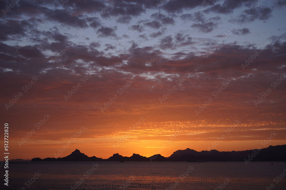 Sunset in the beach, Guaymas, Sonora, México
(22-06-19)