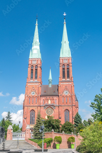 Roman catholic Basilica of Saint Anthony in Rybnik, Poland.