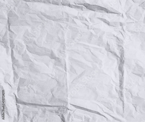 Rough paper texture for background. Crumpled striped white paper with a detailed texture. Close up of watercolor paper.
