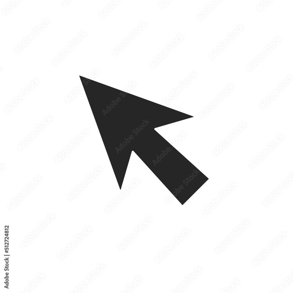 mouse arrow icon with trendy design mouse arrow icon with trendy design