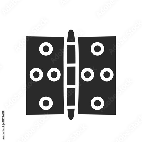door hinge icon vector with modern design