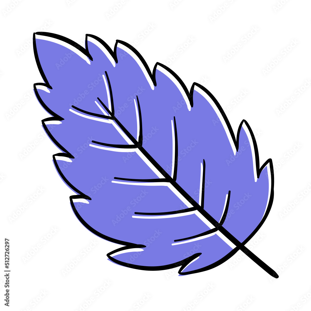 Hand Drawn Leaf Decoration Hand Drawn Leaf Decoration