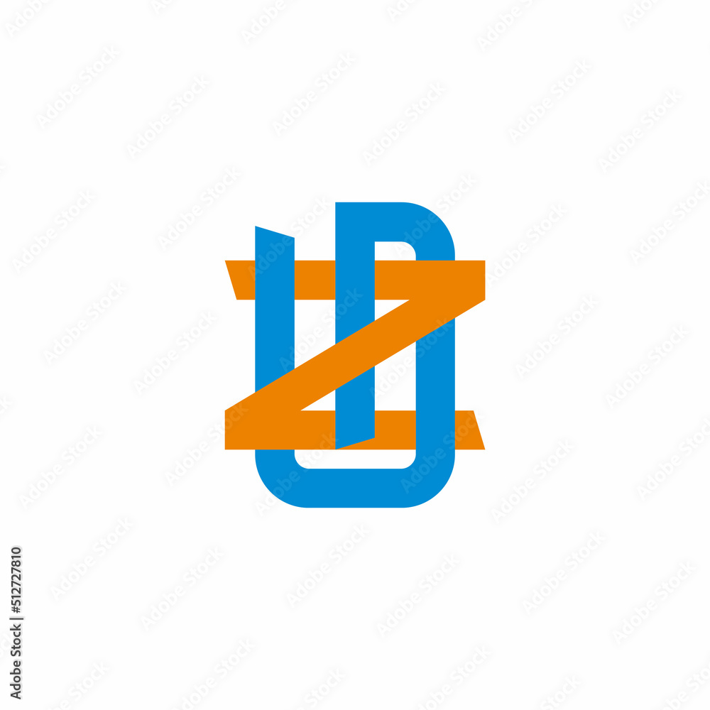 letter z linked power button geometric colorful logo vector letter z linked power button geometric colorful logo vector