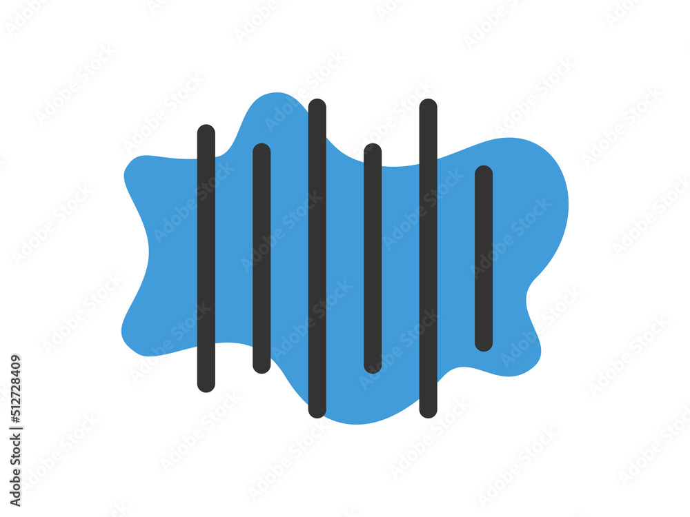 Obraz premium 落ち込む感情アイコンのイラスト