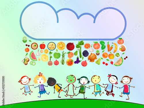 happy kids, food for kids