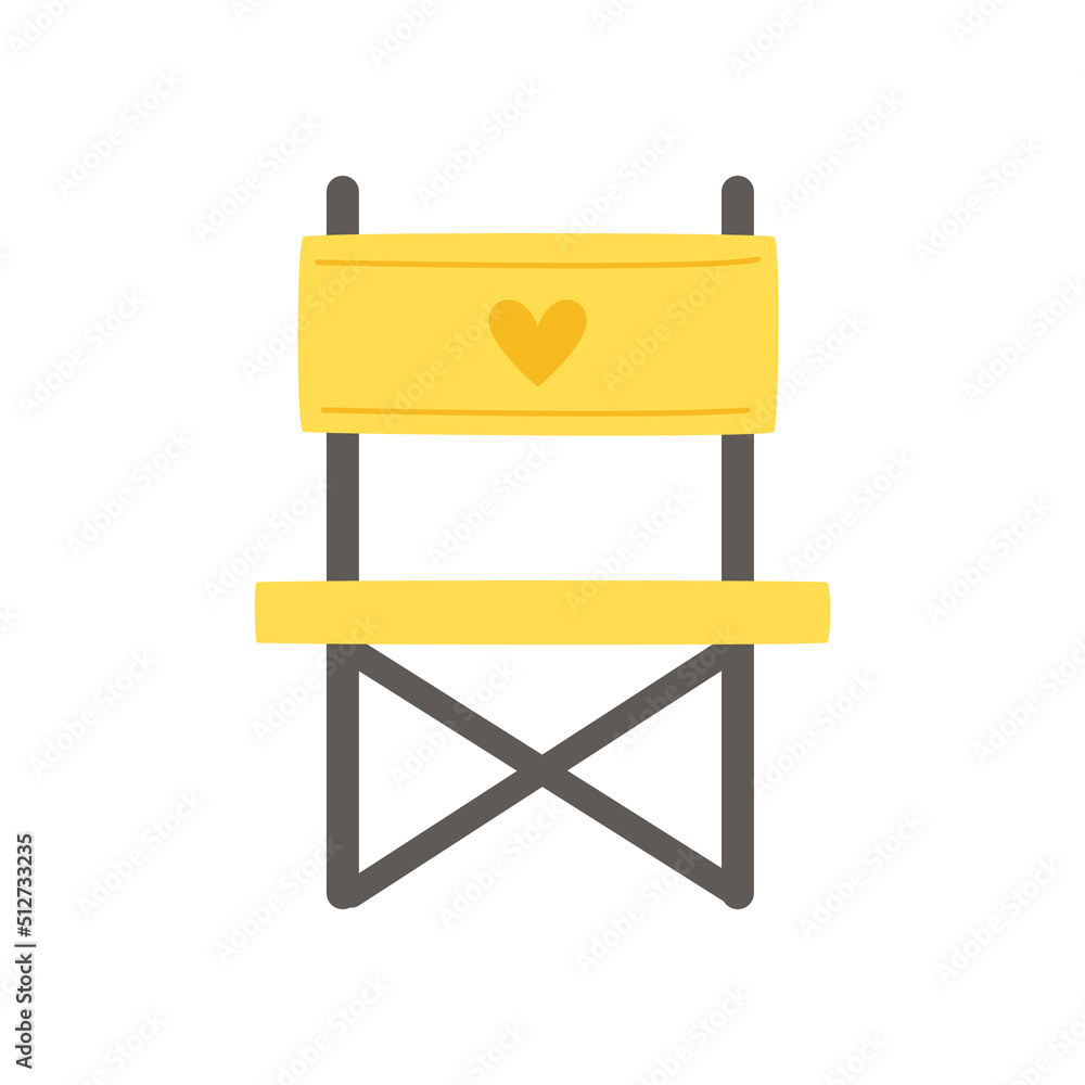 Vector illustration of hand drawn chair on white background. Vector illustration of hand drawn chair on white background.