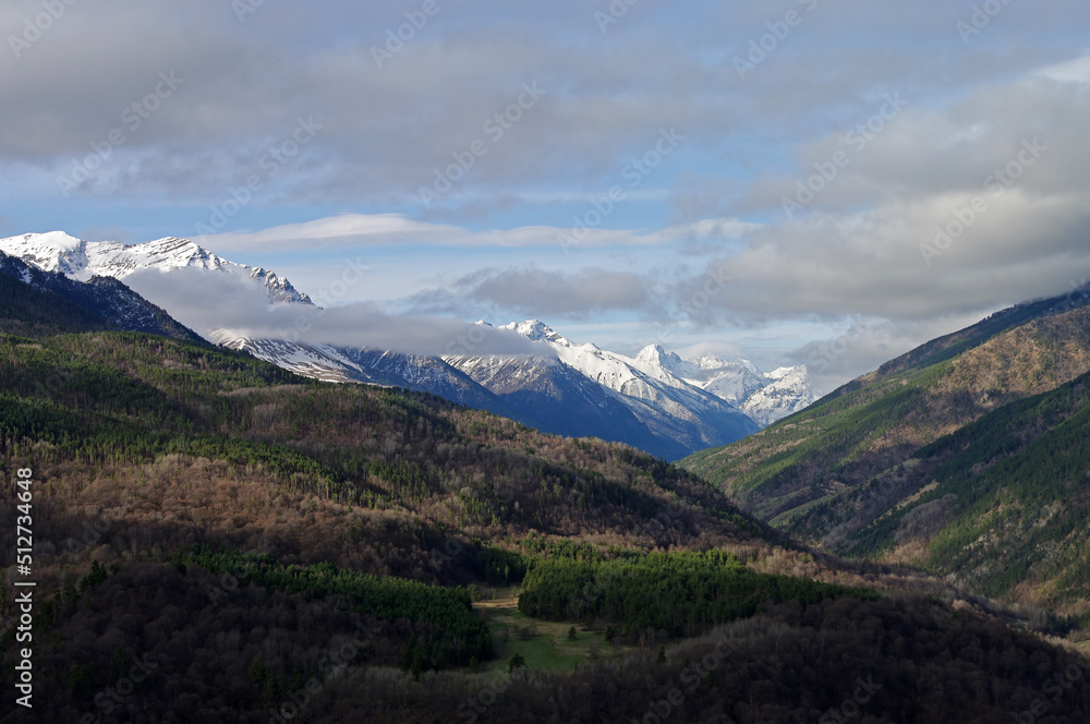 Spring in the Caucasian mountains.