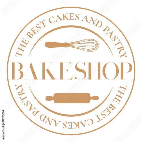 bake shop. the best cakes and pastry. hand drawn positive lettering phrase about kitchen and bakery isolated on the white background. Fun brush ink vector quote for cooking banners