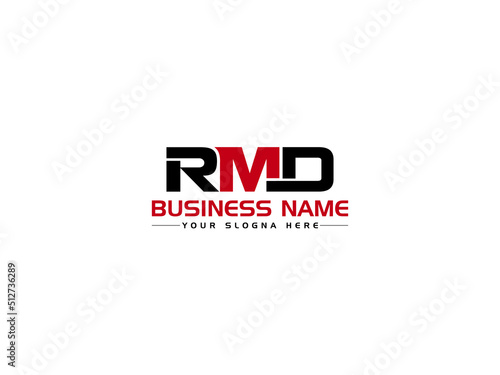 Minimalist RMD Logo Letter Vector, Colorful RM r m Logo Icon Design For Any Type Of Business photo
