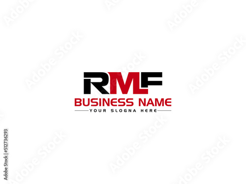 Minimalist RMF Logo Letter Vector, Colorful RM r m Logo Icon Design For Any Type Of Business