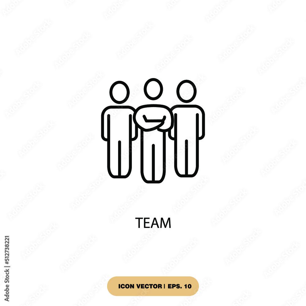 team icons symbol vector elements for infographic web team icons symbol vector elements for infographic web