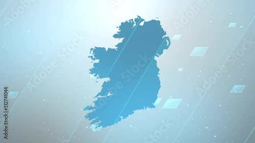 4K UHD, 3840 x 2160 Pixels, Ireland Country Map Background

Works with all editing Programs

Suitable for Patriotic Programs, Corporate Intros, Tourism, Presentations photo