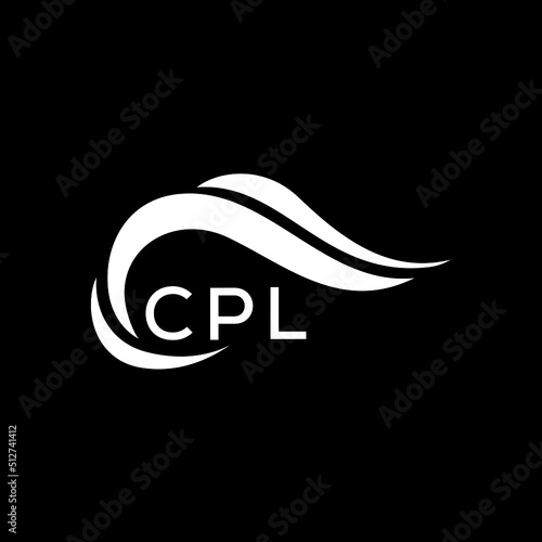 CPL letter logo. CPL best black ground vector image. CPL letter logo design for entrepreneur and business.