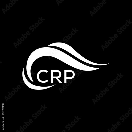 CRP letter logo. CRP best black ground vector image. CRP letter logo design for entrepreneur and business.