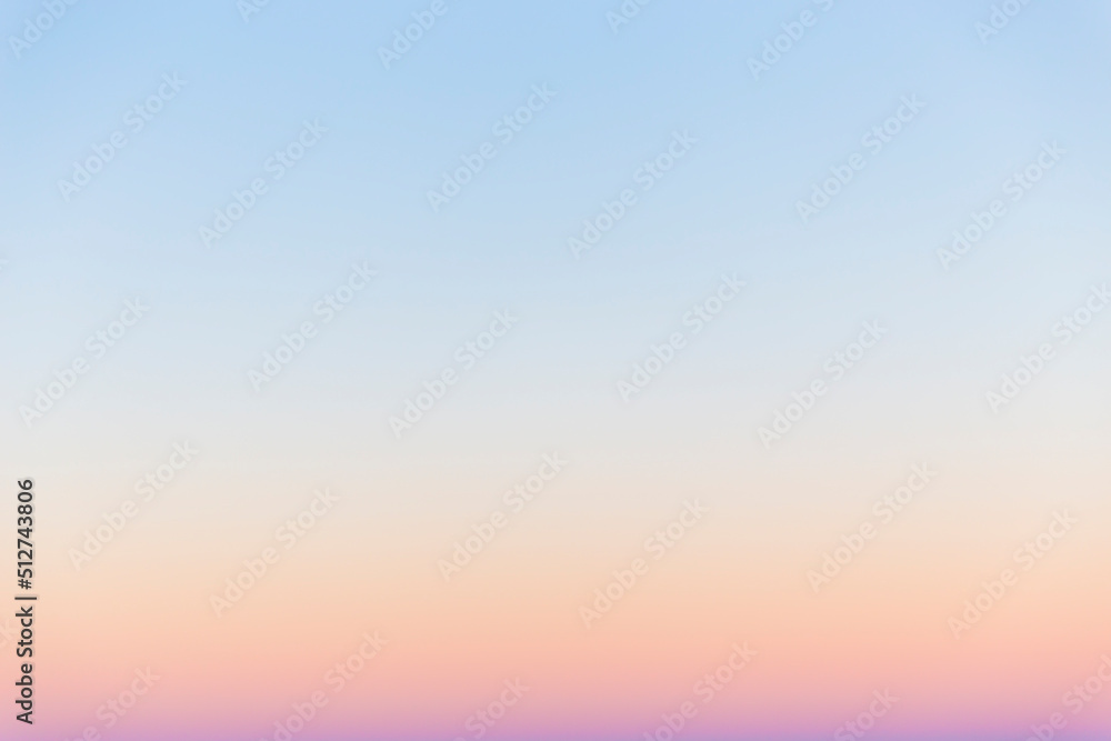 Pastel colors romantic sunrise sky background