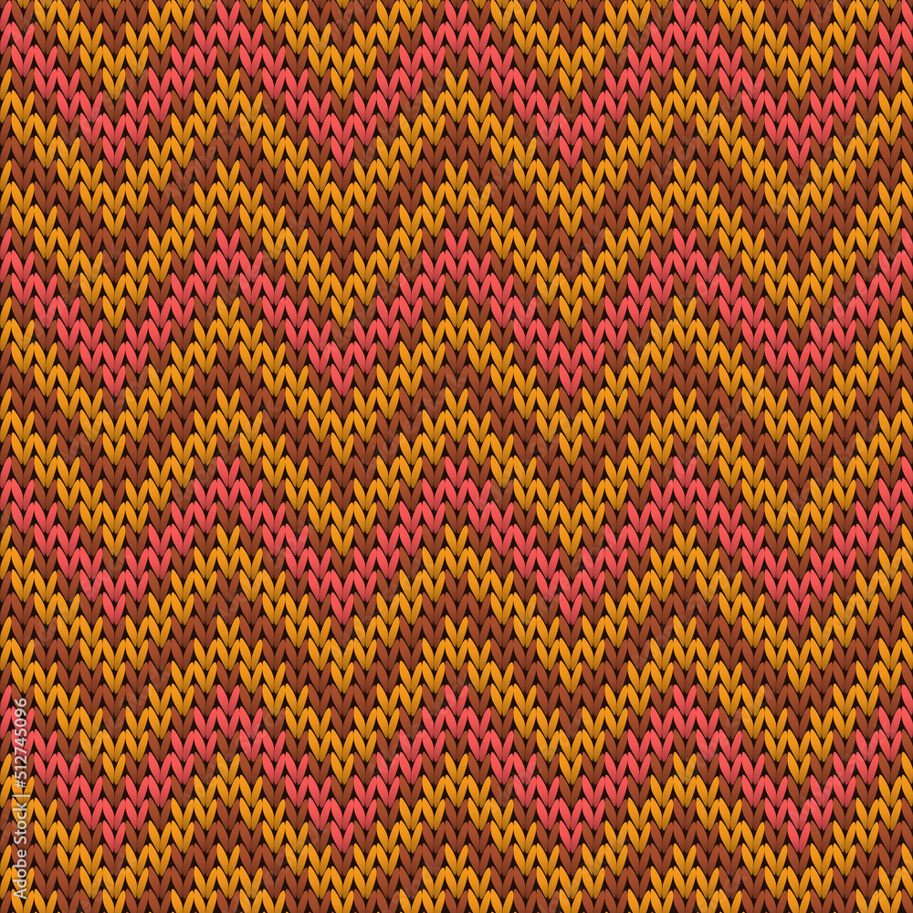 Soft chevron stripes christmas knit geometric