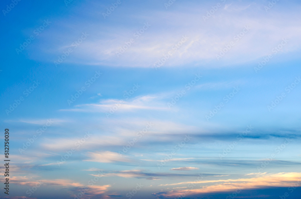 Obraz premium blue sky with clouds