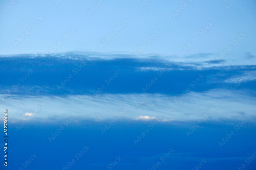 blue sky with clouds