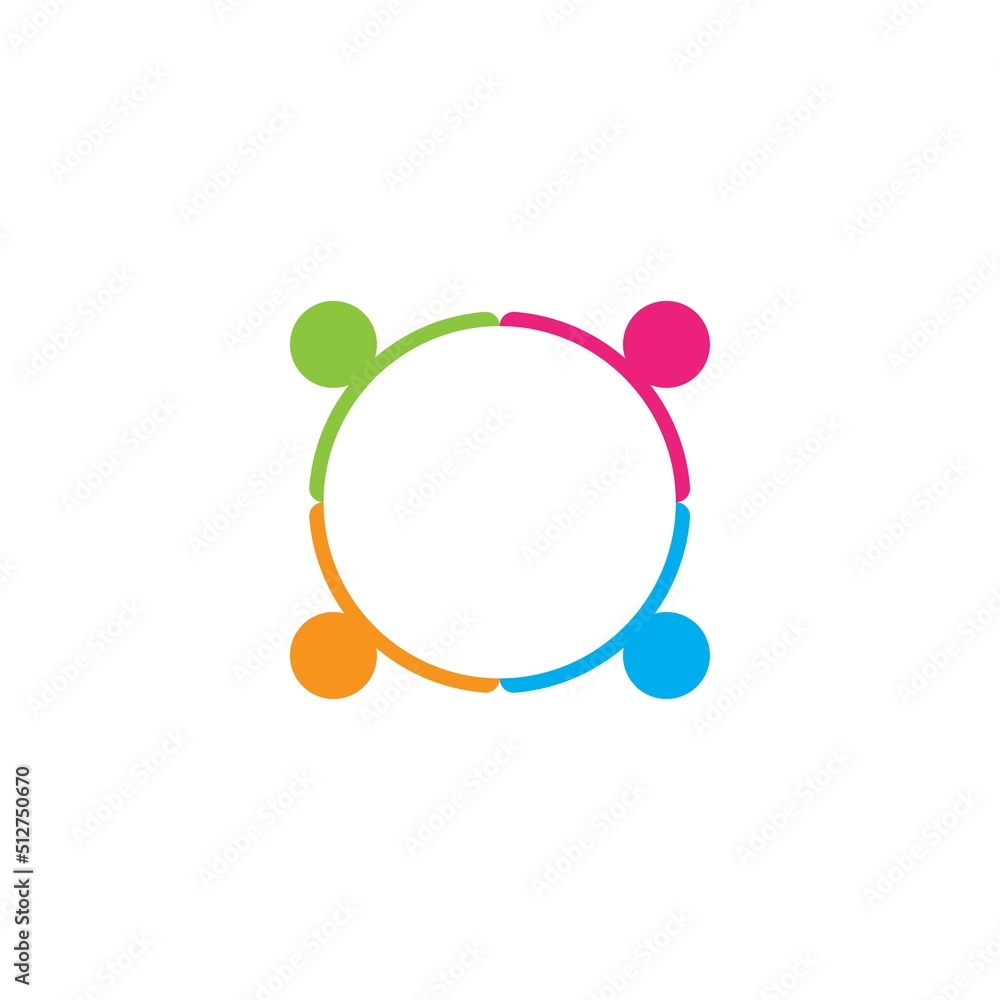 Community, network and social icon vector Community, network and social icon vector
