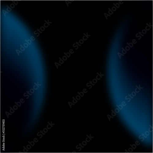Abstract half circle black blue background with 1:1 ratio