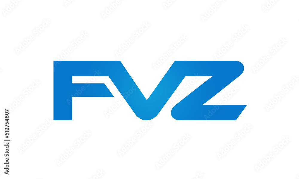 FWZ letters Joined logo design connect letters with chin logo logotype icon concept FWZ letters Joined logo design connect letters with chin logo logotype icon concept