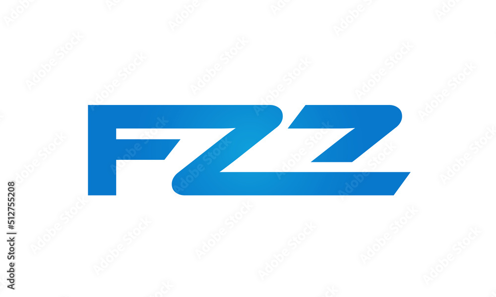 FZZ letters Joined logo design connect letters with chin logo logotype icon concept FZZ letters Joined logo design connect letters with chin logo logotype icon concept