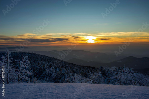 Sunset in Black forest