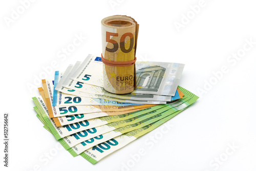 Obraz na płótnie The euro is the official currency of a large number of European countries. The euro is the second most widely used currency in international transactions and an important reserve currency. w salonie