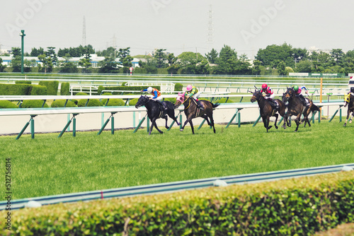 Quadro su tela 競走馬とジョッキー