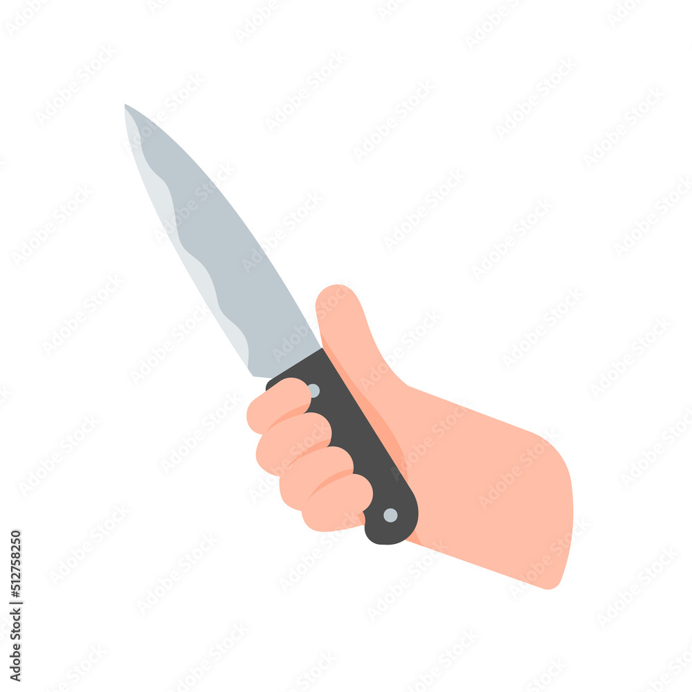 A knife weapon. The weapon of a robber in a murder case. A knife weapon. The weapon of a robber in a murder case.
