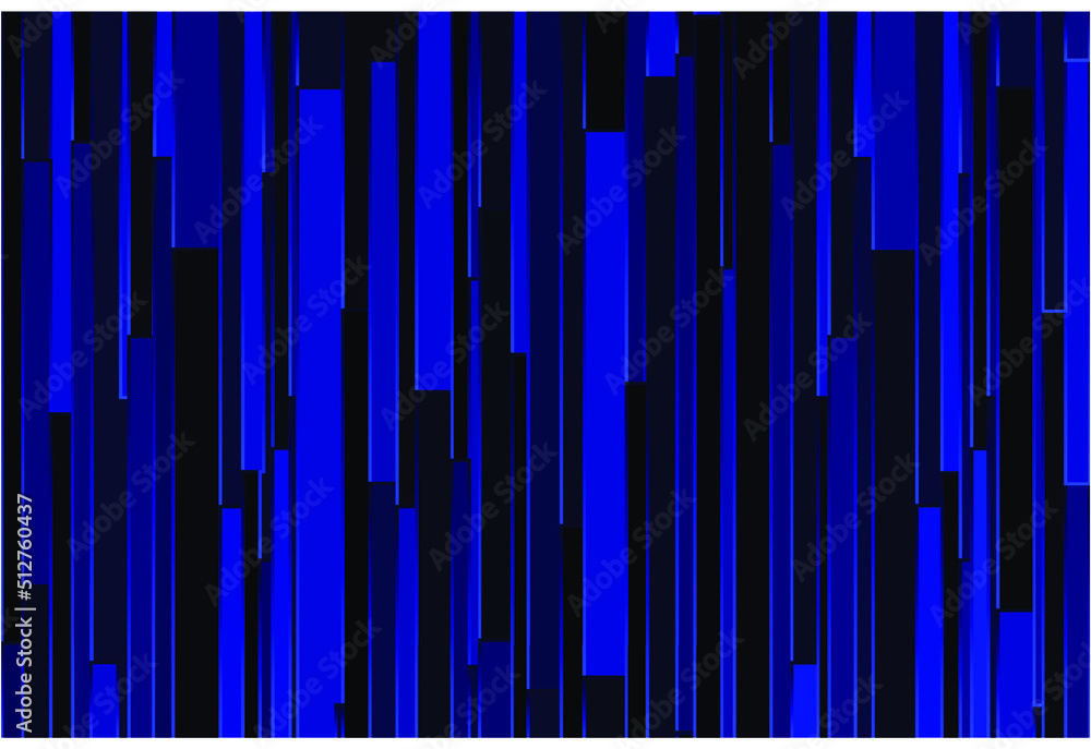 Obraz premium Dark empty scene, blue neon searchlight light,