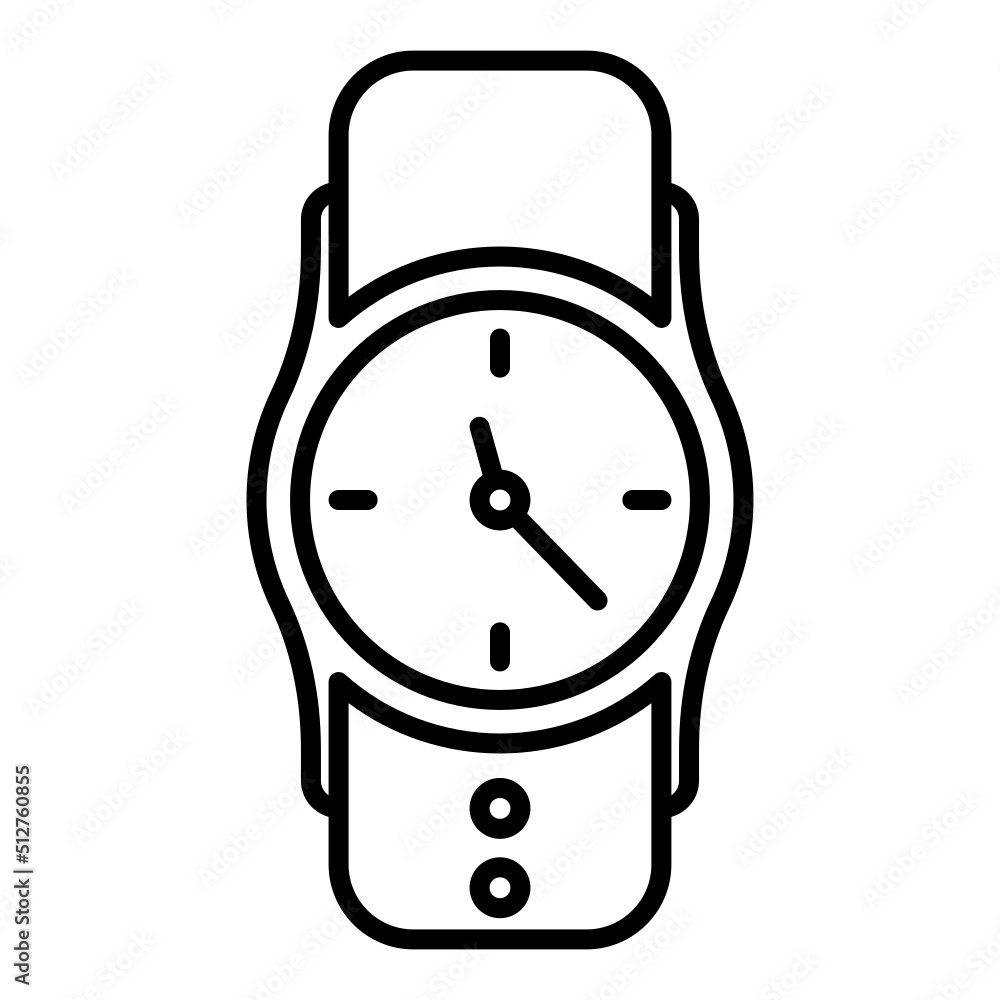 women's watch icon on a transparent background women's watch icon on a transparent background