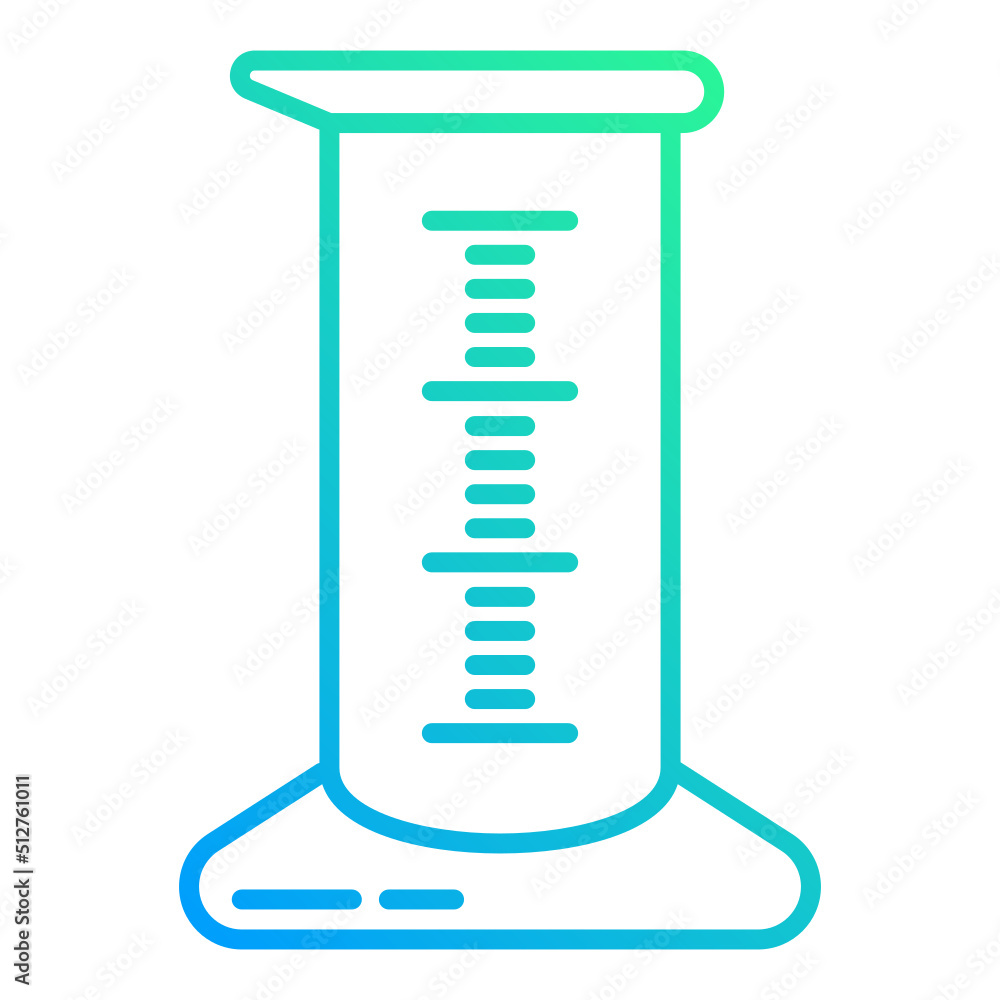 measuring cup icon on transparent background measuring cup icon on transparent background