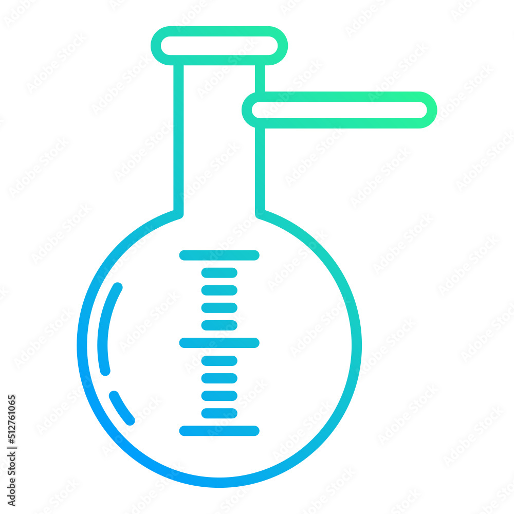 distillation tube icon on transparent background distillation tube icon on transparent background