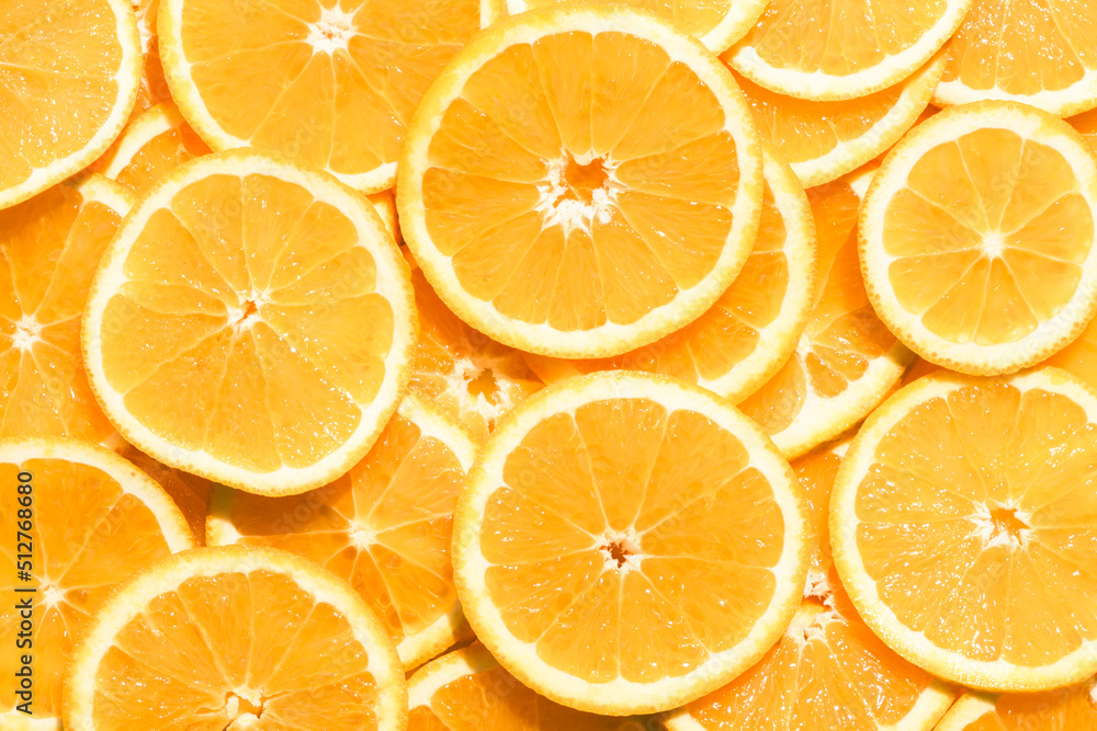 Fresh orange slices background. Close up image of orange. Fresh orange slices background. Close up image of orange.