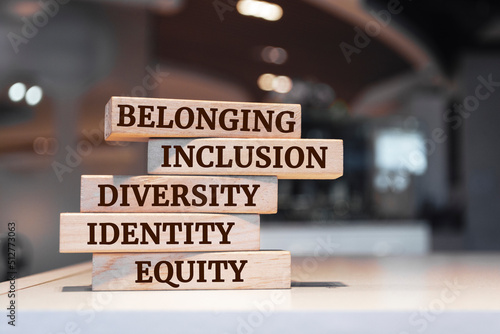 Fotografie, Obraz Equity, identity, diversity, inclusion, belonging symbol