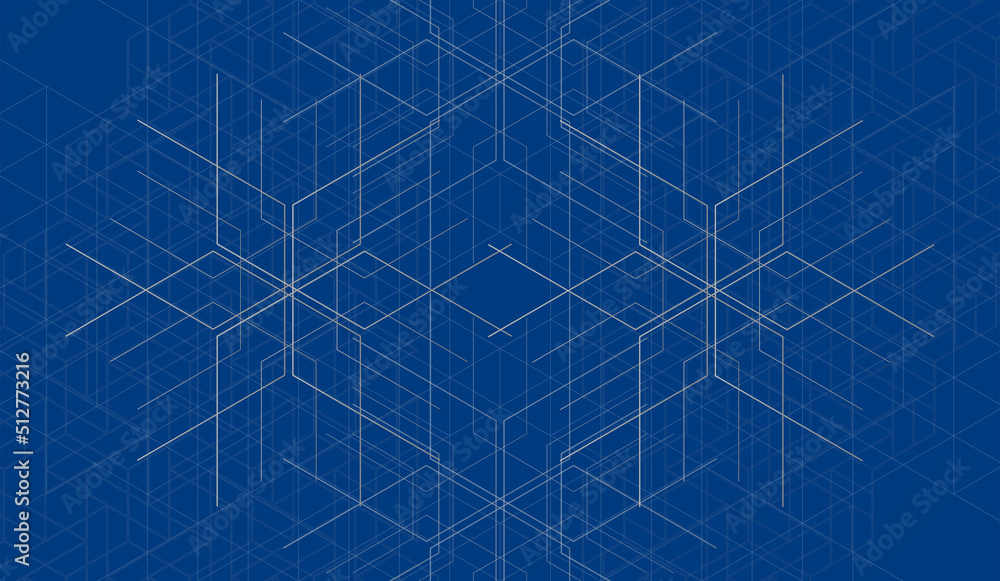 幾何学 抽象 青 グレー ネットワーク 背景
