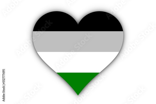Free Download Bandera Androsexual en corazón - GFXLoad