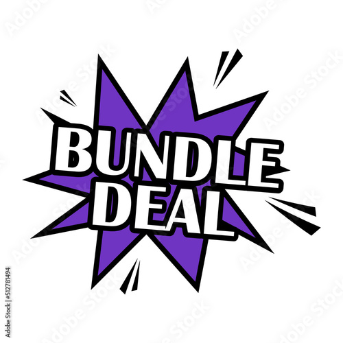 Written bundle deal, promo text